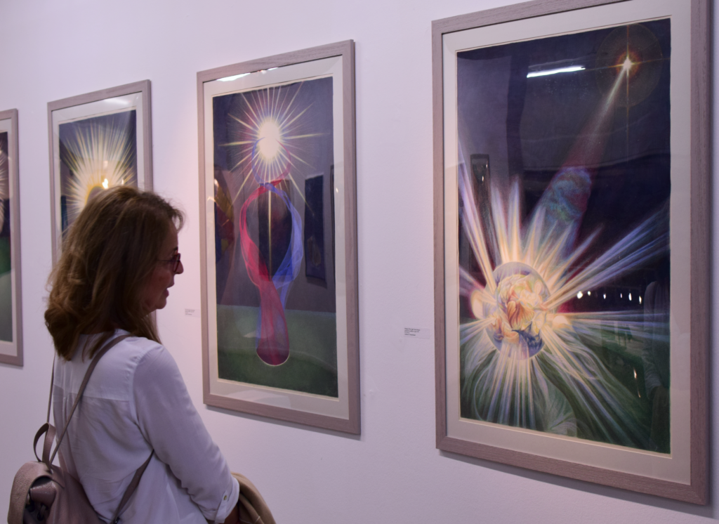 eirini apsychou artwork at eros bridge builder group show